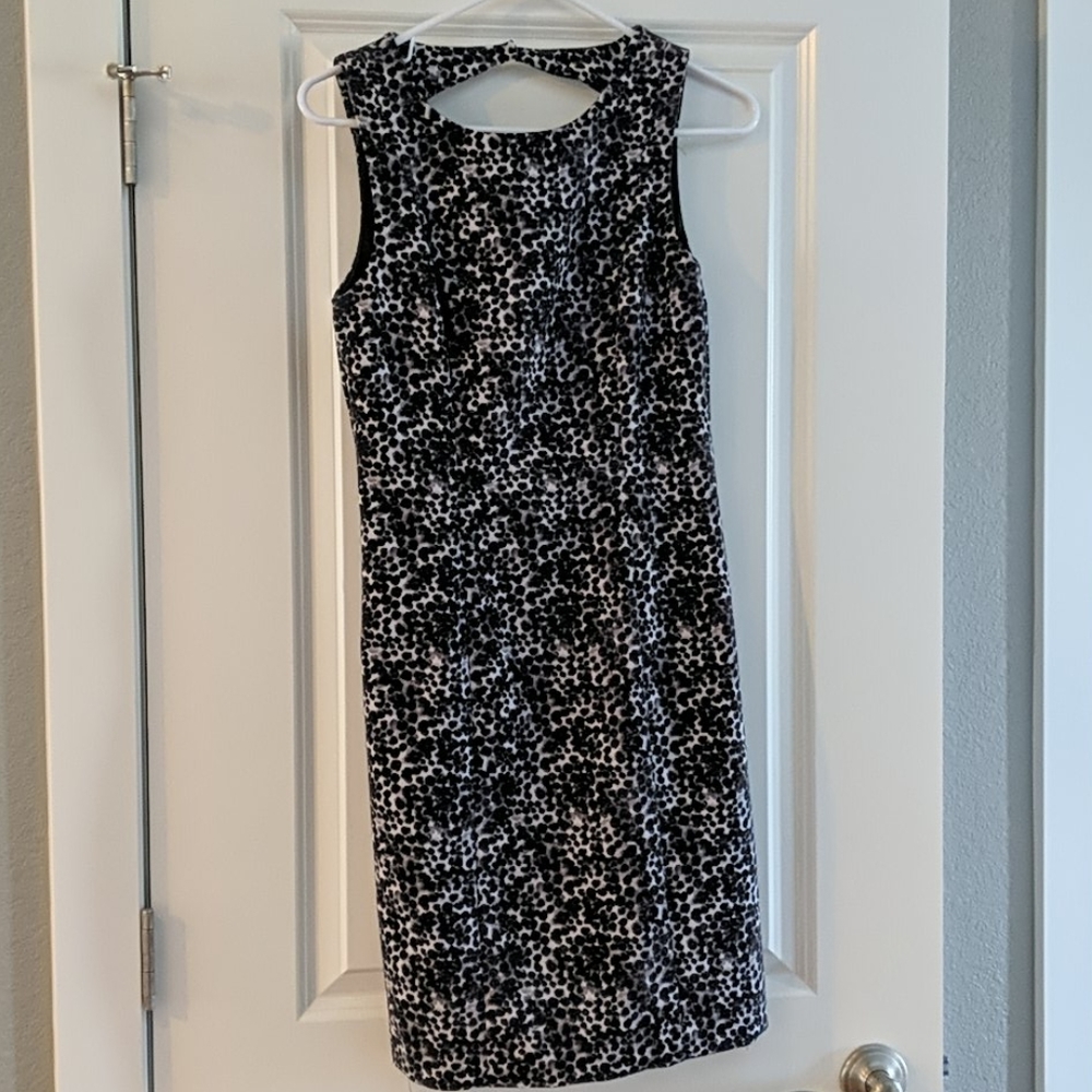 Women's H&M Black and White Cut-Out Dress